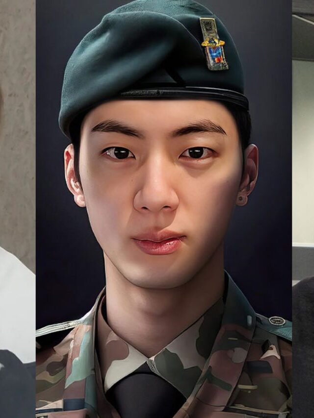 bts jin got first rank in military training